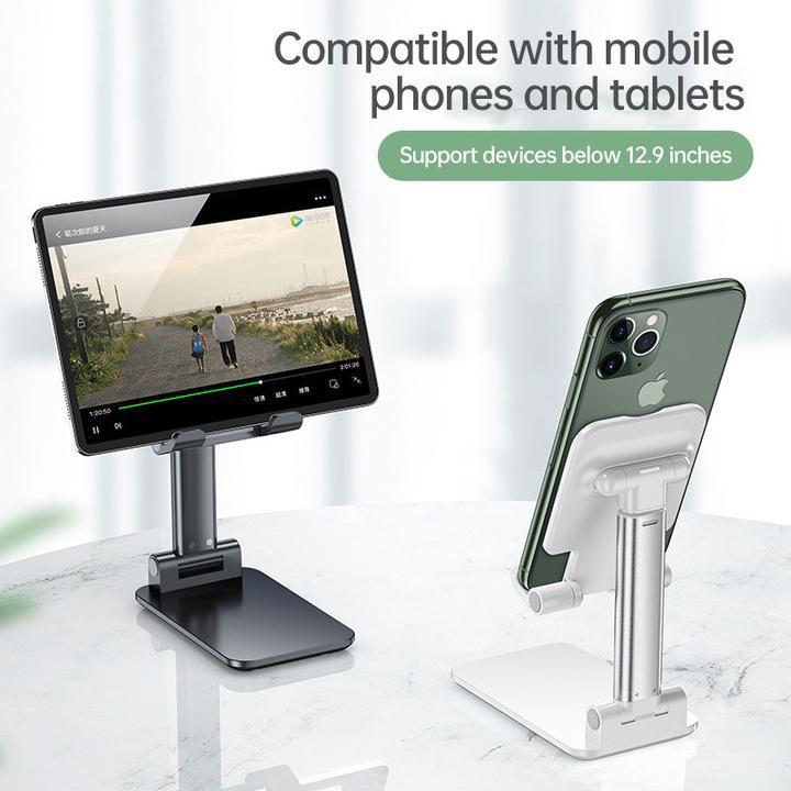 MOBISTAND™ Portable and Height Adjustable Mobile & Tablet Stand Great Happy IN 