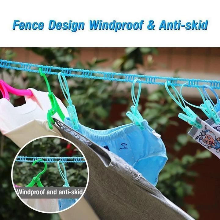 Windproof Non-Slip Clothes Line Great Happy IN 