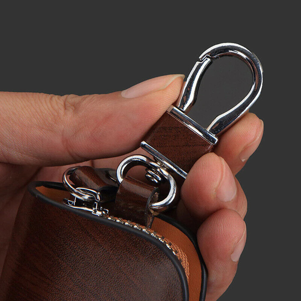 Leather Car Key Case - Suitable for all Car Great Happy IN 