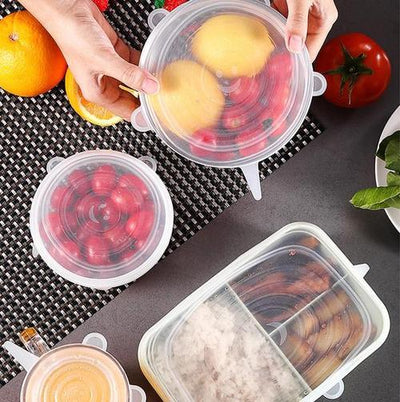 Multipurpose Silicone Lid - Reusable & Microwave Safe Great Happy IN 
