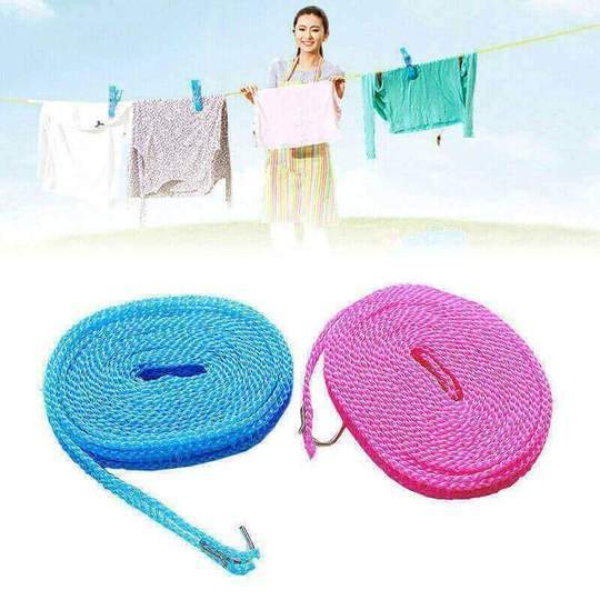 Windproof Non-Slip Clothes Line Great Happy IN 