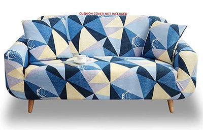 Premium Sofa Cover Great Happy IN Single Seater(90-145cm) - ₹1699 Blue Prism 