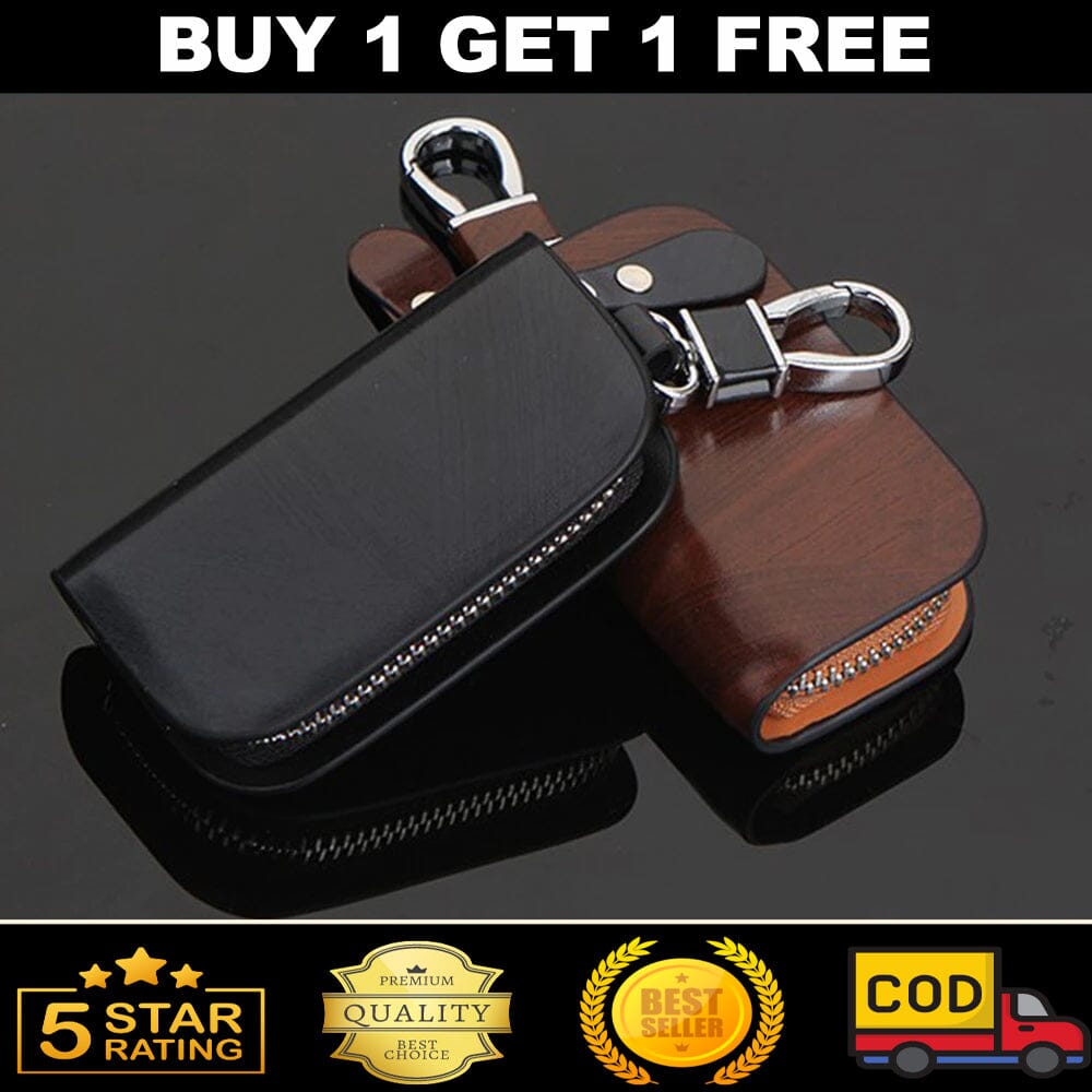 Leather Car Key Case - Suitable for all Car Great Happy IN BUY 1 GET 1 FREE - ₹699 