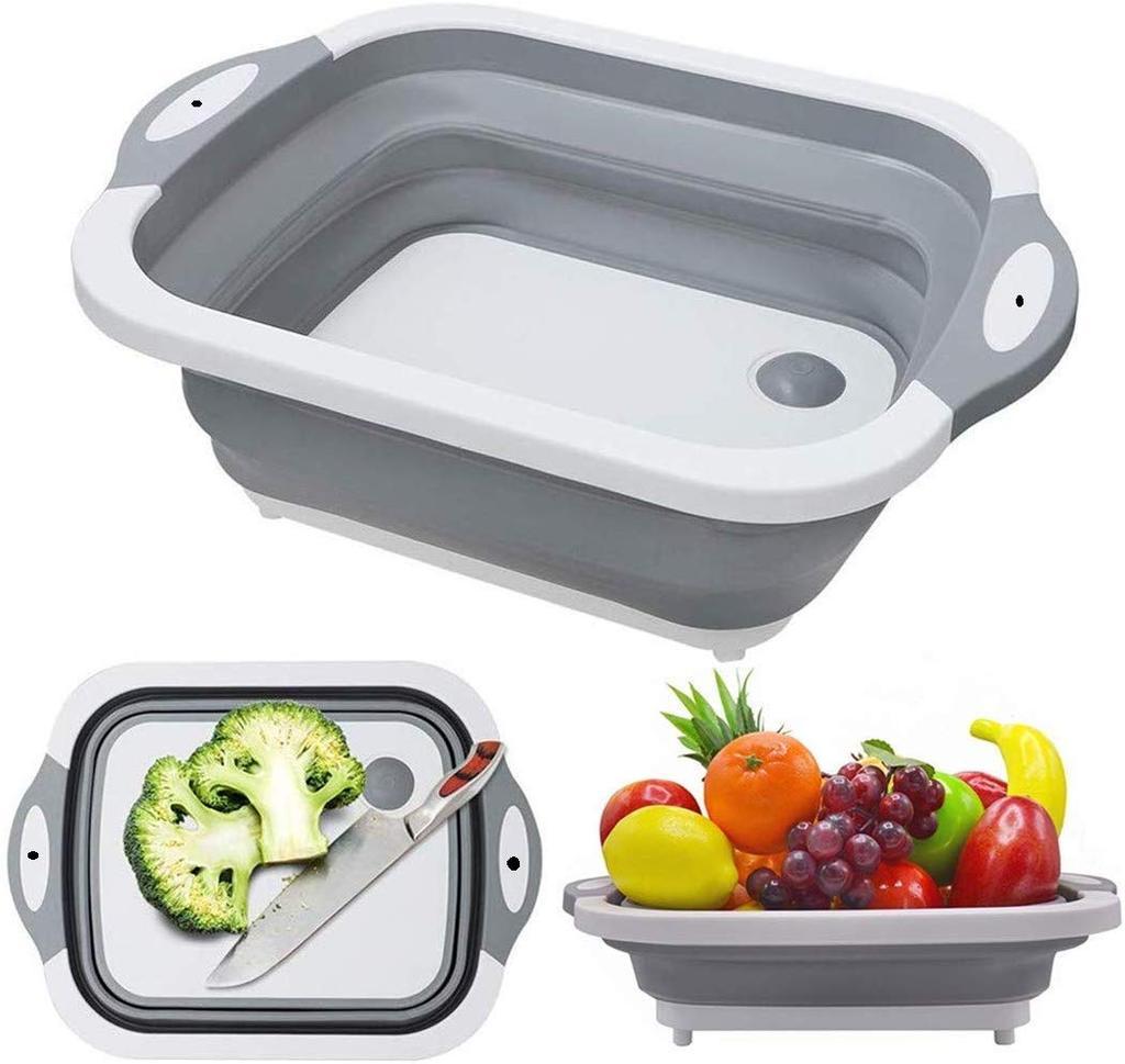 3 In 1 Multi-Functional Chopping Board With Dish Tub™ Great Happy IN 