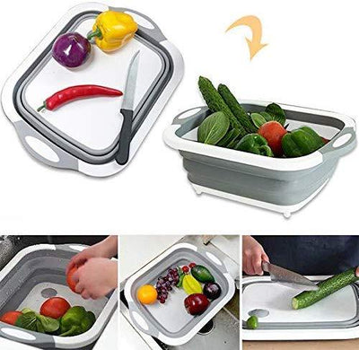 3 In 1 Multi-Functional Chopping Board With Dish Tub™ Great Happy IN 