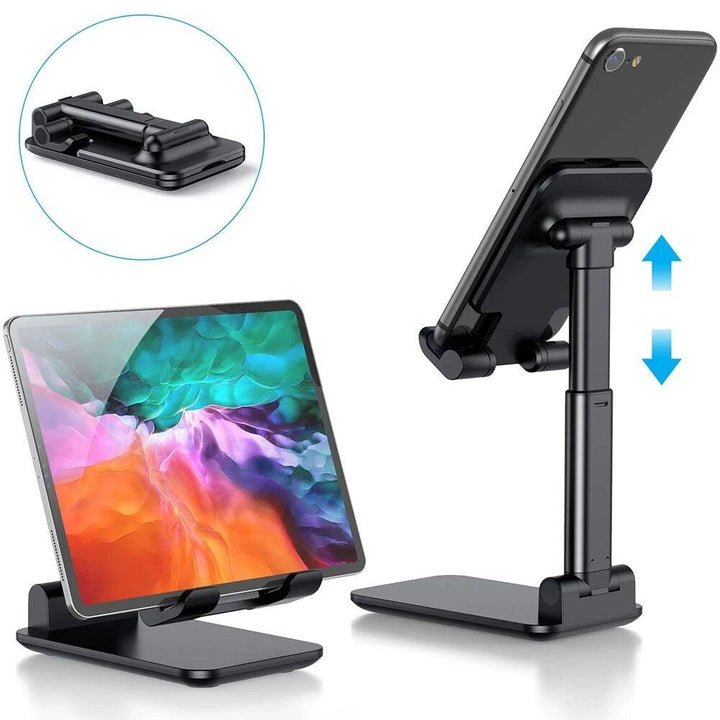 MOBISTAND™ Portable and Height Adjustable Mobile & Tablet Stand Great Happy IN 
