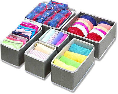 Foldable Magic Storage Box Great Happy IN Pack Of 6pcs ₹985 Grey 