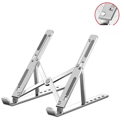 TECHSTAND™ Portable and Height Adjustable Laptop Stand Great Happy IN 