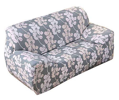 Premium Sofa Cover Great Happy IN Single Seater(90-145cm) - ₹1699 Light Blue Flower 