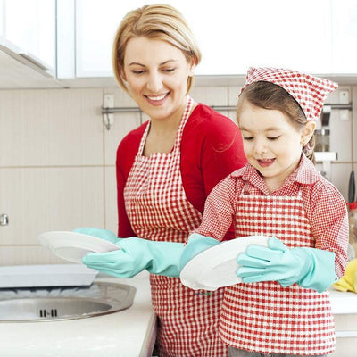 Winter Special Dishwashing Gloves - 1 Pair (BPA Free) - Reusable Great Happy IN 