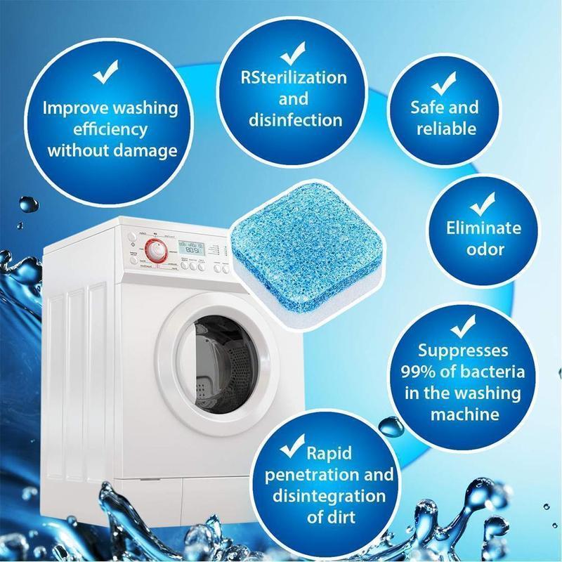 Freshtab™ - Washing Machine Deep Cleaning Tablets Household Appliance Accessories Great Happy IN 