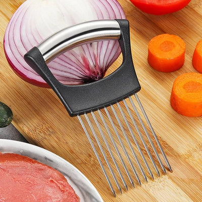 Multipurpose Food Slice Assistant - FREE Crinkle Cutter Great Happy IN 