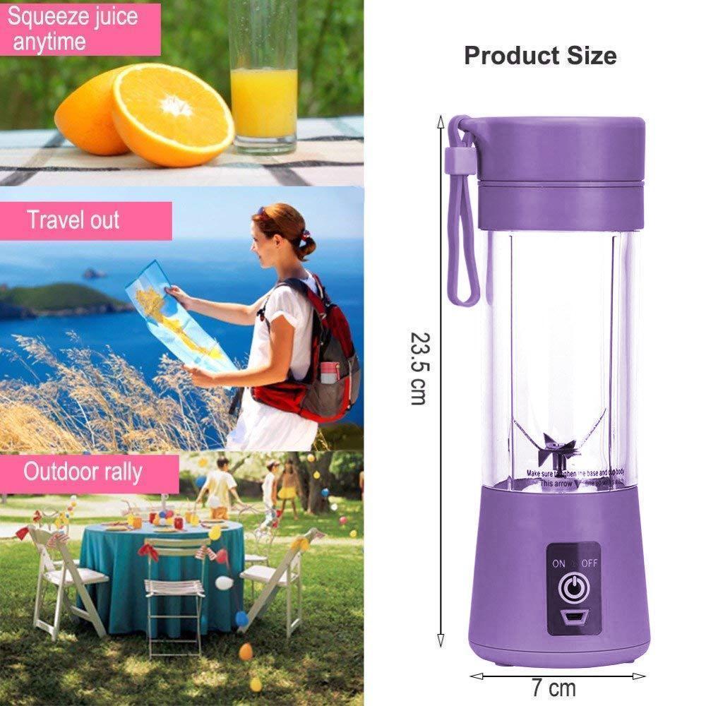 Portable Blender Juicer - USB Rechargeable Great Happy IN 