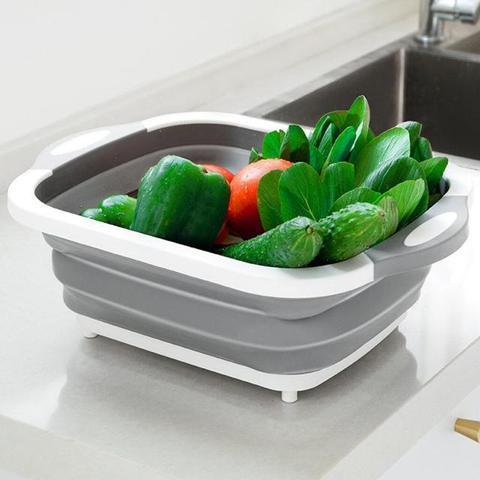 3 In 1 Multi-Functional Chopping Board With Dish Tub™ Great Happy IN 