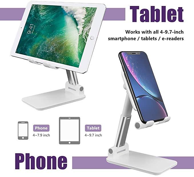 MOBISTAND™ Portable and Height Adjustable Mobile & Tablet Stand Great Happy IN 